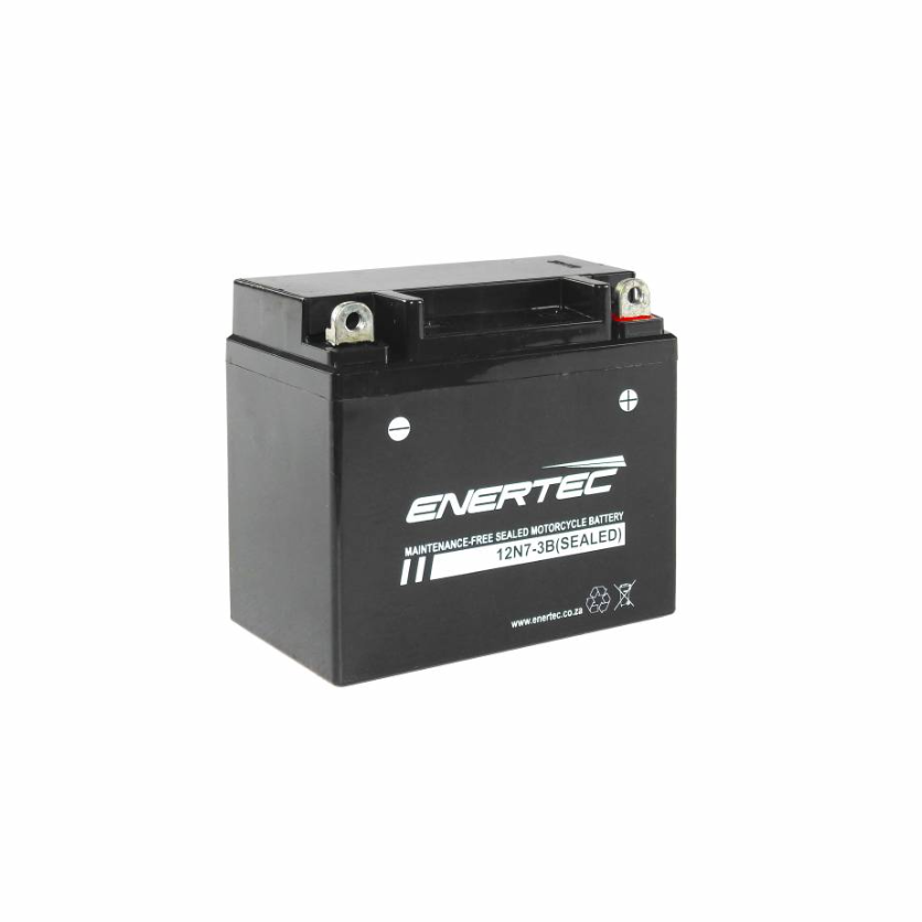 12N7-3B 12V 7Ah Enertec AGM Motorcycle Battery 12v6.5
