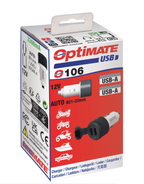OptiMate USB O-106 Dual USB Charger for 12V Cigarette Sockets (3300mA)