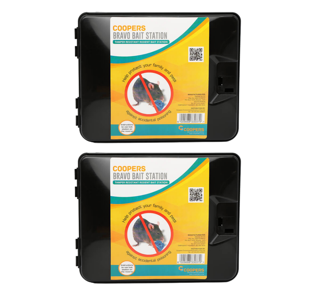 Coopers Bravo Rodent Bait Station - 2 Pack