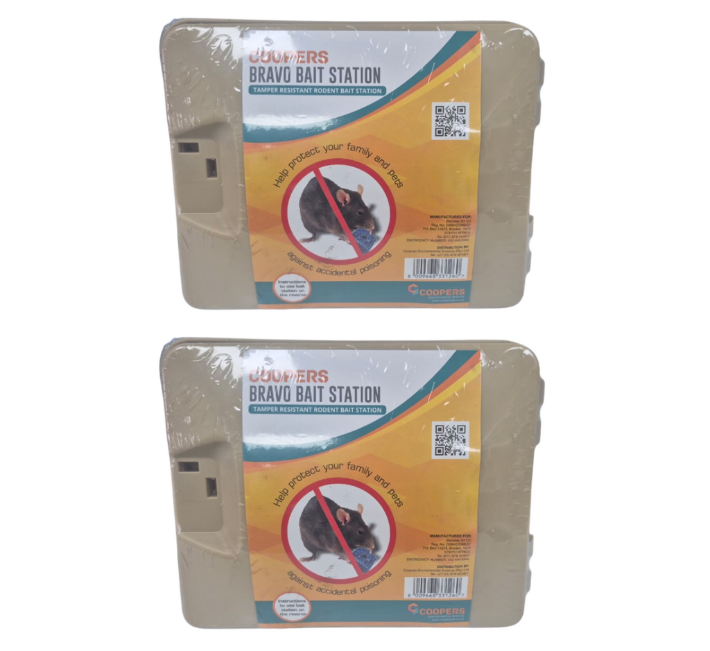 Coopers Bravo Sand Rodent Bait Station - 2 Pack