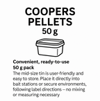Coopers Rat & Mouse Pellets - 50g - 3 Pack