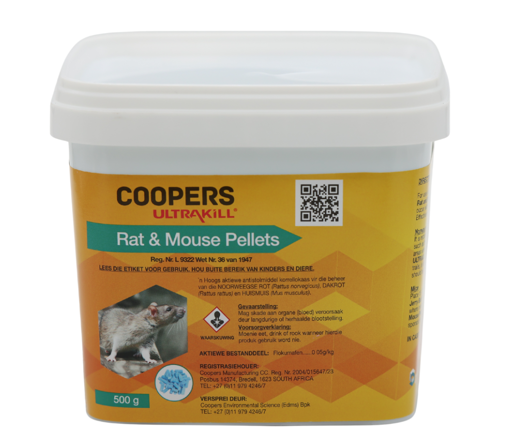 Coopers Ultrakill Rat & Mouse Pellets 500g
