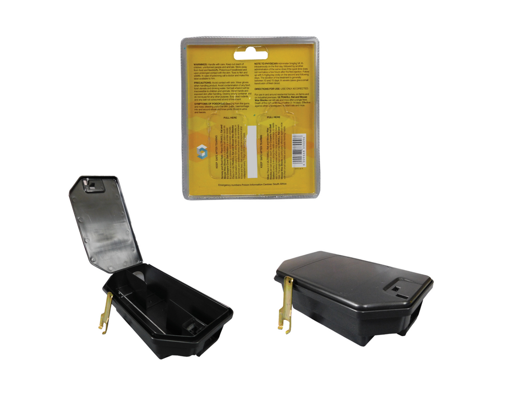 Coopers Charlie Bait Station & 85g Rat & Mouse Wax Blocks - 2 Pack