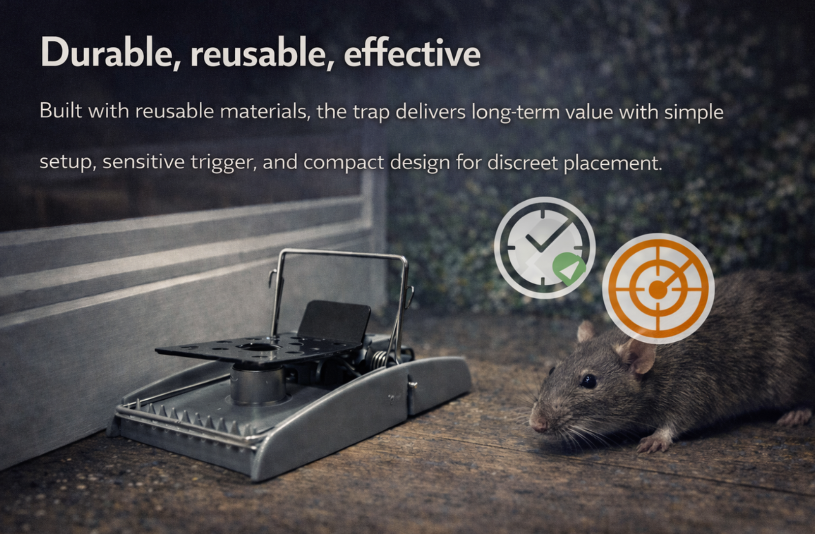Coopers Rodent Snap Trap x 2