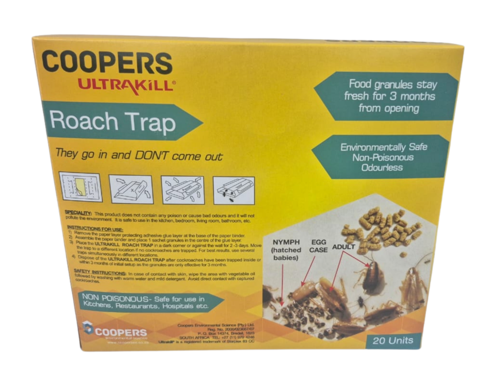 Coopers Ultra Pro Cockroach Trap 20’s