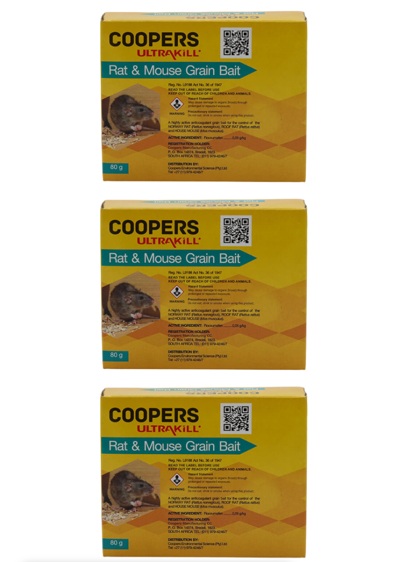 Coopers Ultrakill Grain Bait 80g - 3 Pack