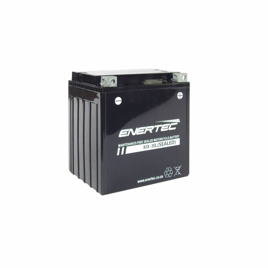 KIX 30L 12V 30Ah Enertec AGM Motorcycle and Jet Ski Battery 12v30