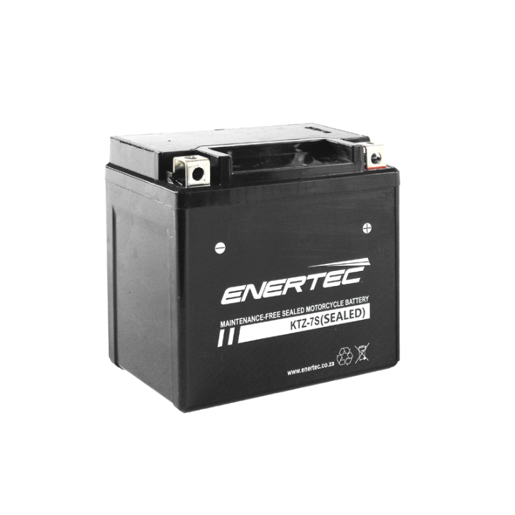 KTZ 7S 12V 6.5Ah Enertec AGM Motorcycle Battery 12v6.5