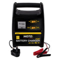 8 AMP MOTO-QUIP BATTERY CHARGER 6V/12V  - PLASTIC HOUSING