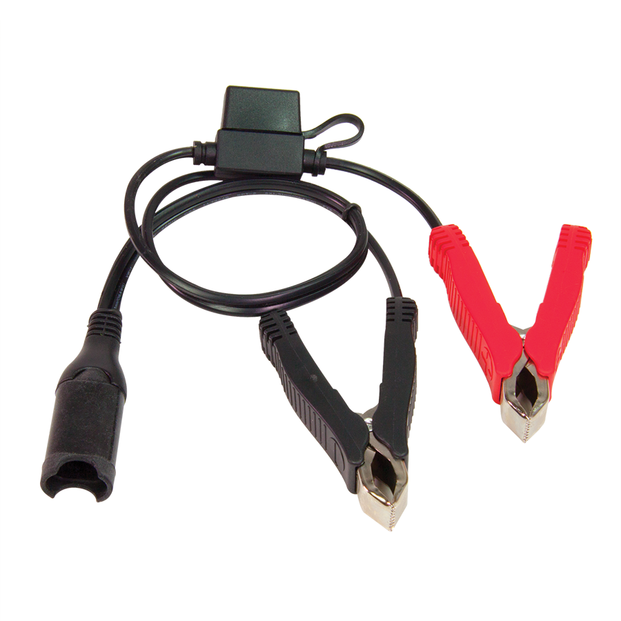 OptiMate CABLE O-14 Battery Clips with fuse