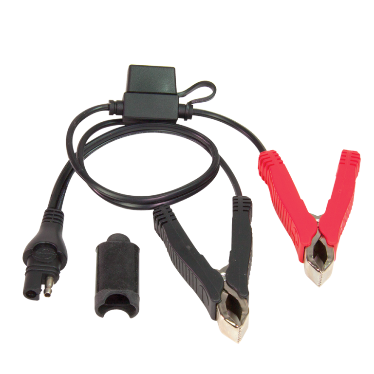 OptiMate CABLE O-14 Battery Clips with fuse