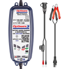 OptiMate 3 TM 430 Desulphating Charger Maintainer Tester for 12 V Batteries