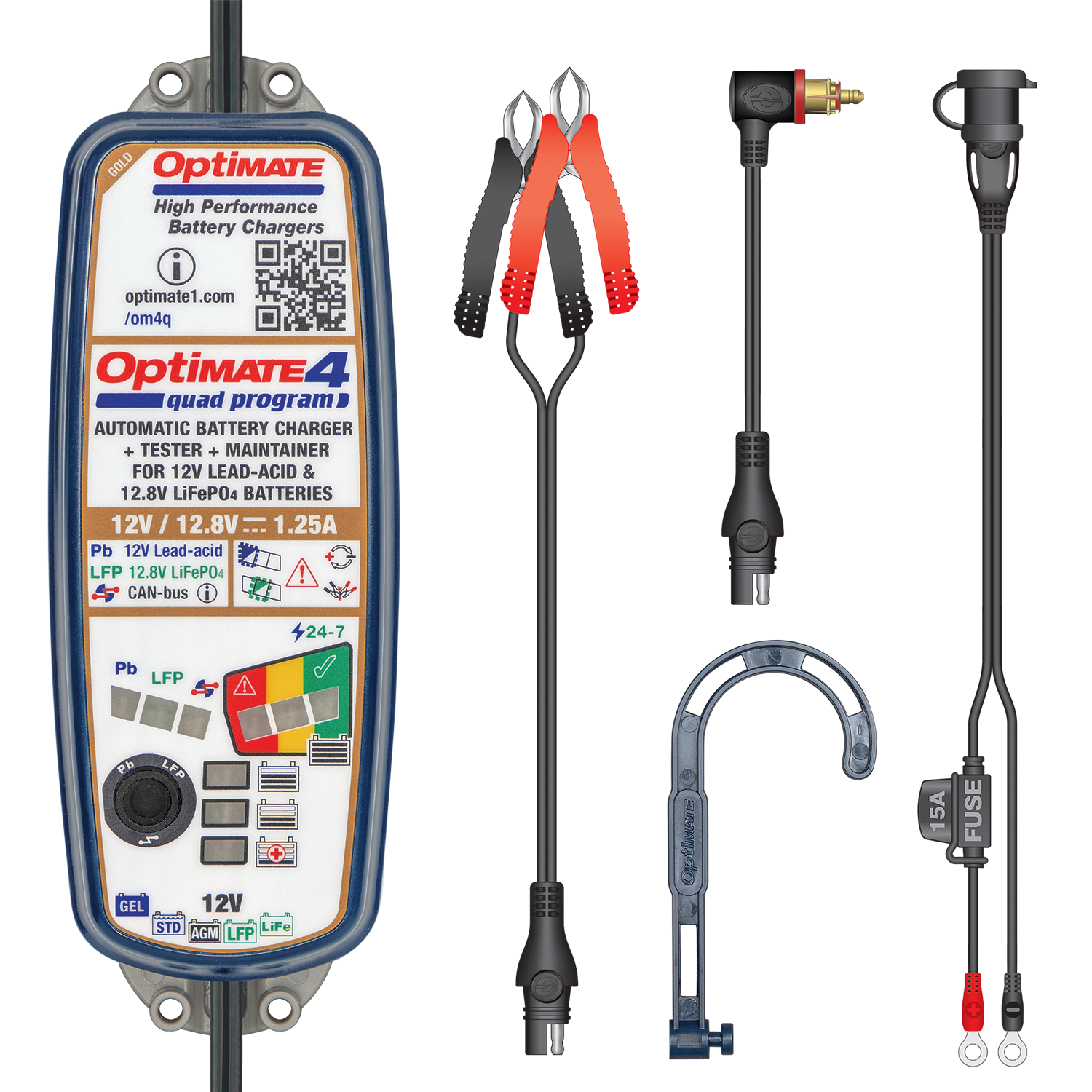 OptiMate 4 Quad Program | PREMIUM Edition