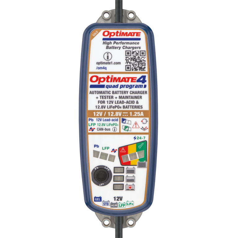 OptiMate 4 Quad Program TM 630 GOLD Series Battery charger, tester & maintainer