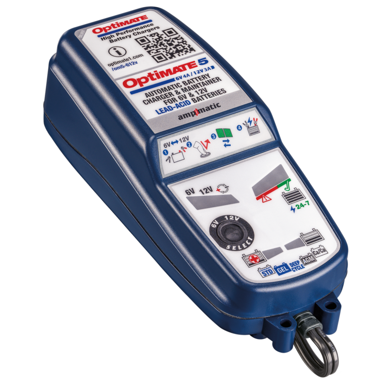 OptiMate 5 6-12V Select TM 320 Battery saver, charger, tester & maintainer