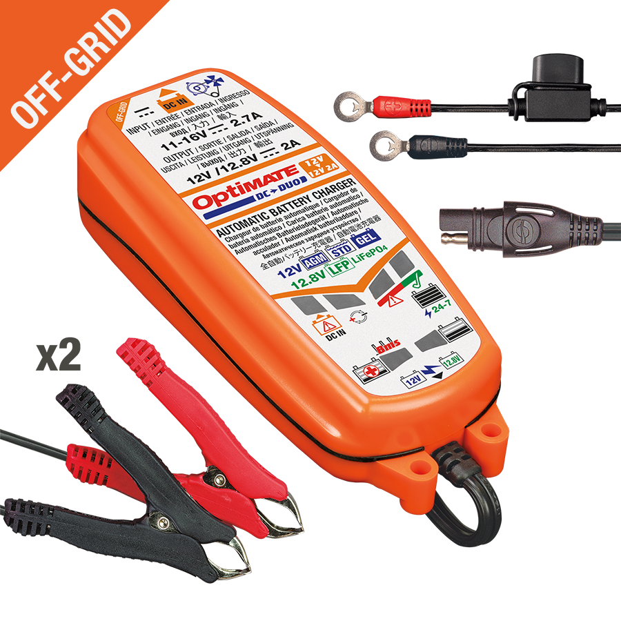 OptiMate TM500 V3 DC-DUO Battery-to-Battery Charger & Maintainer
