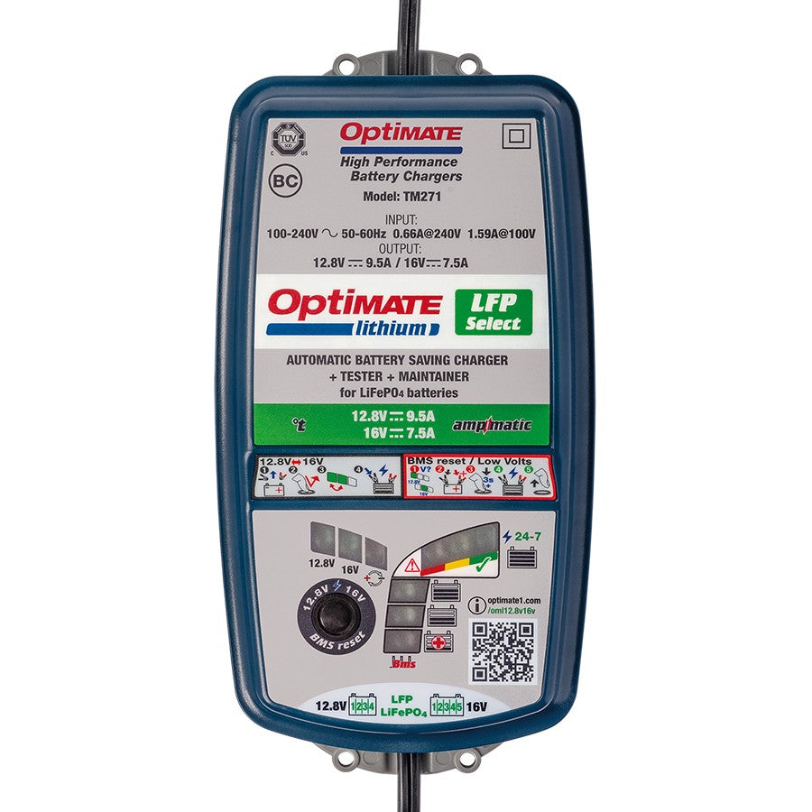 OptiMate TM 270 Lithium LFP SELECT v2 LITHIUM series - Lithium Battery charger