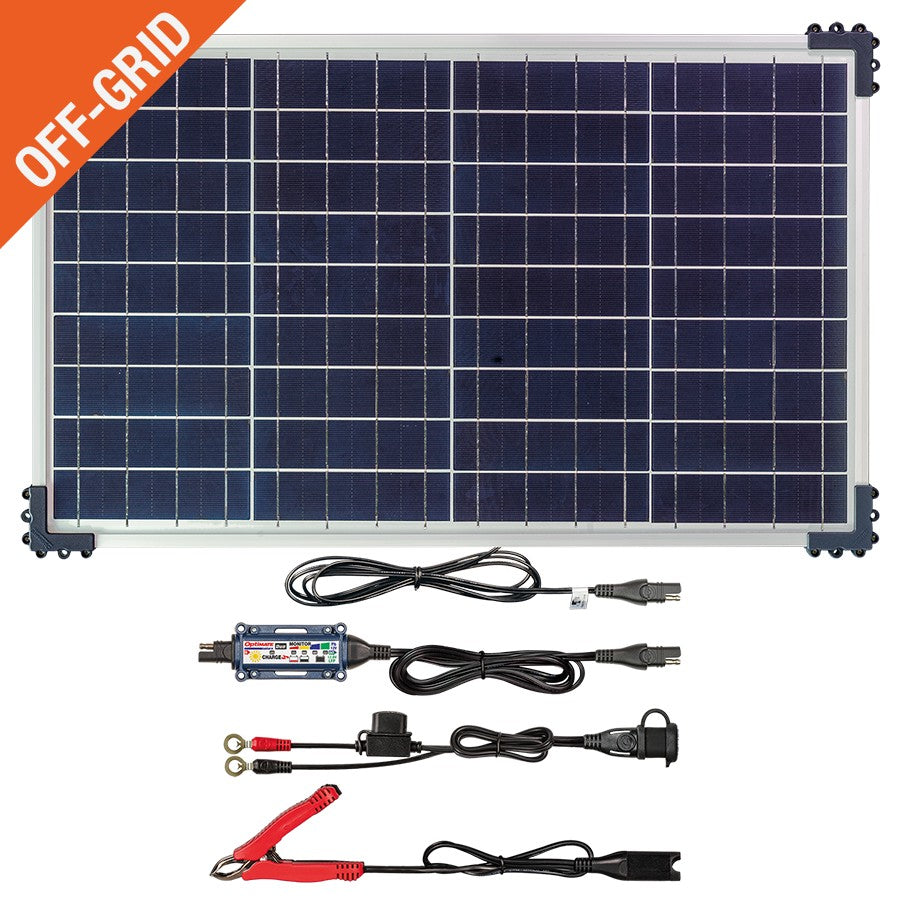 OptiMate TM522-D4 Solar DUO 40W: OFF-GRID Series Battery Charger & Maintainer
