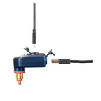 OptiMate USB O-114 Dual 90 USB Charger for DIN/BIKE Socket (3300mA, USB-A + USB-C)