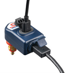 OptiMate USB O-114 Dual 90 USB Charger for DIN/BIKE Socket (3300mA, USB-A + USB-C)