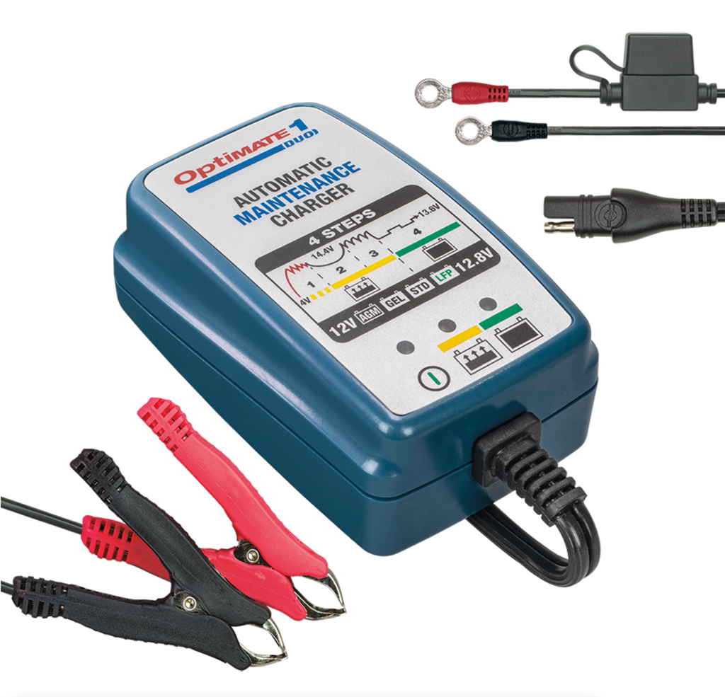 OptiMate TM-402-D 1 DUO BRONZE series motorcycle battery charger & maintainer