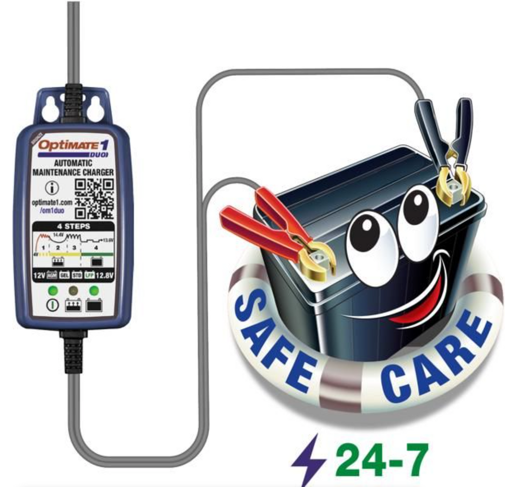 OptiMate TM-402-D 1 DUO BRONZE series motorcycle battery charger & maintainer