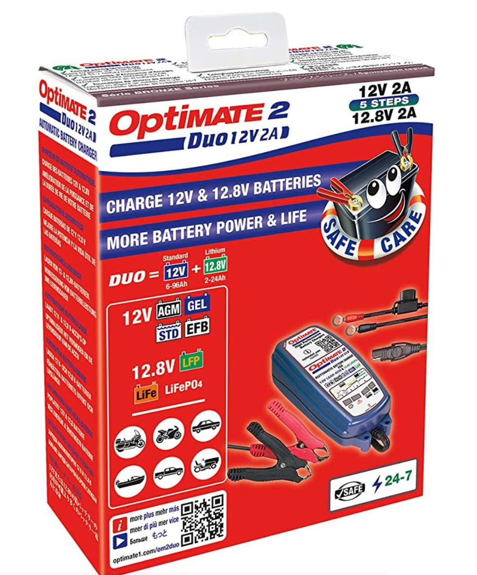 OptiMate 2 TM 550 DUO BRONZE series - battery charger & maintainer