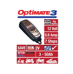 OptiMate 3 TM 430 Desulphating Charger Maintainer Tester for 12 V Batteries
