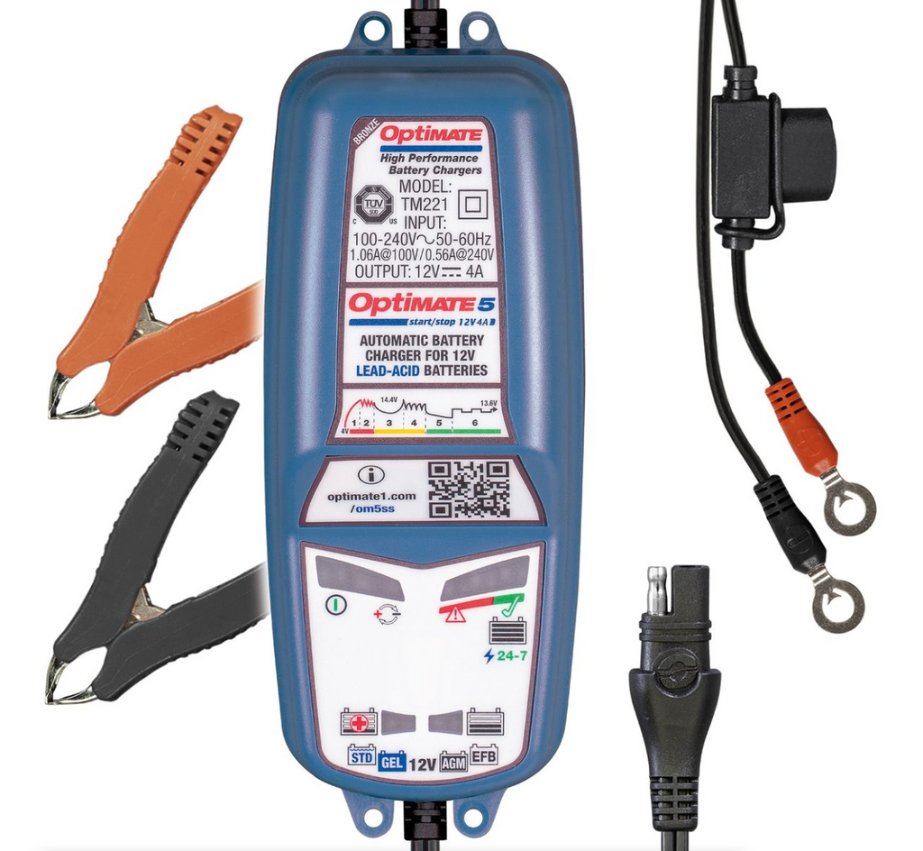 OptiMate 5 Start-Stop TM 220 BRONZE series battery charger, tester & maintainer