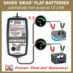 OptiMate TM 260 7 12-24v2 GOLD series battery saver, charger, tester & maintainer