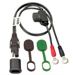 OptiMate CABLE O-01 Weatherproof premium battery lead - 50 cm with M6 ring terminals