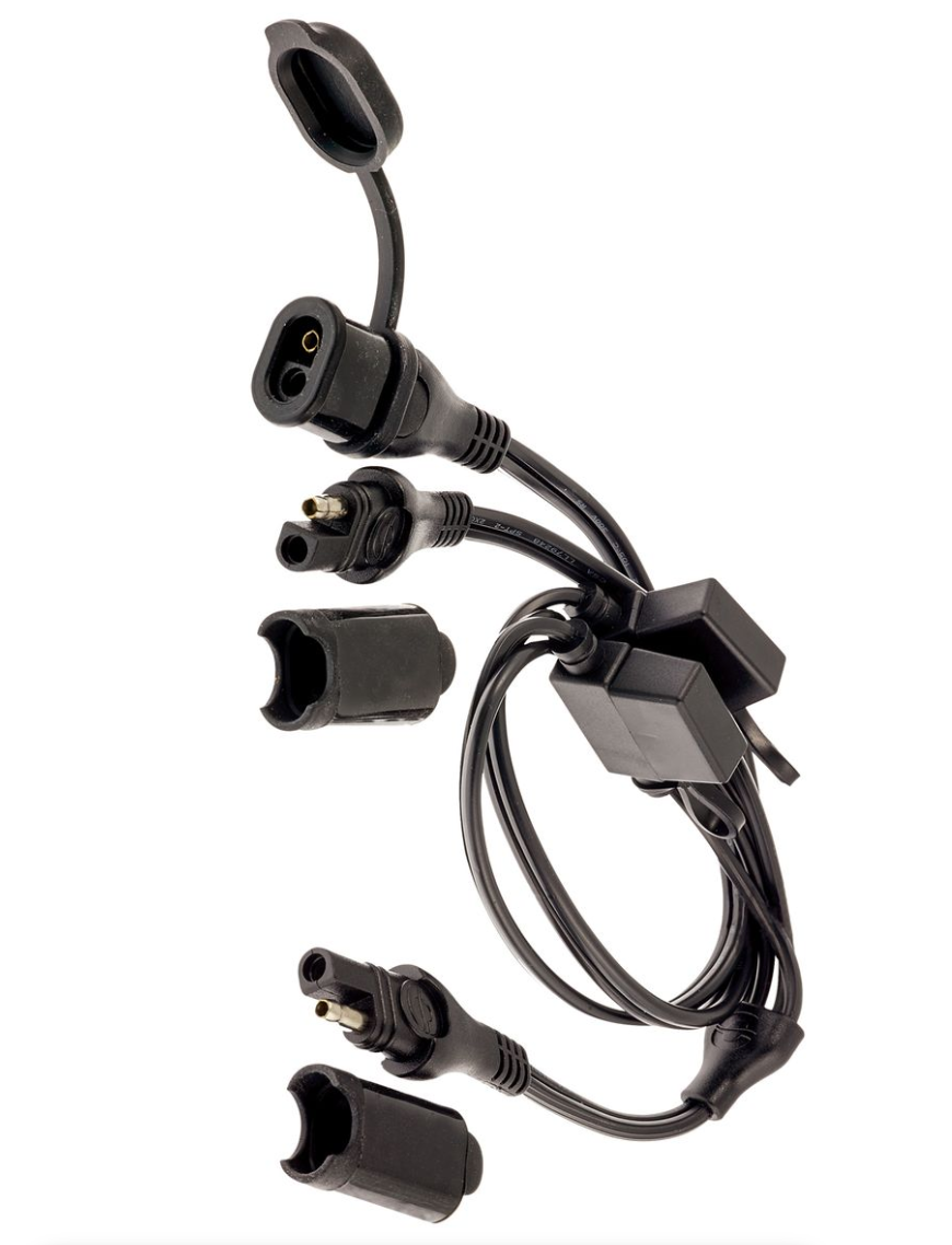 OptiMate CABLE O-05 Y-splitter cable - SAE in to 2 x fused SAE out