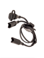 OptiMate CABLE O-05 Y-splitter cable - SAE in to 2 x fused SAE out
