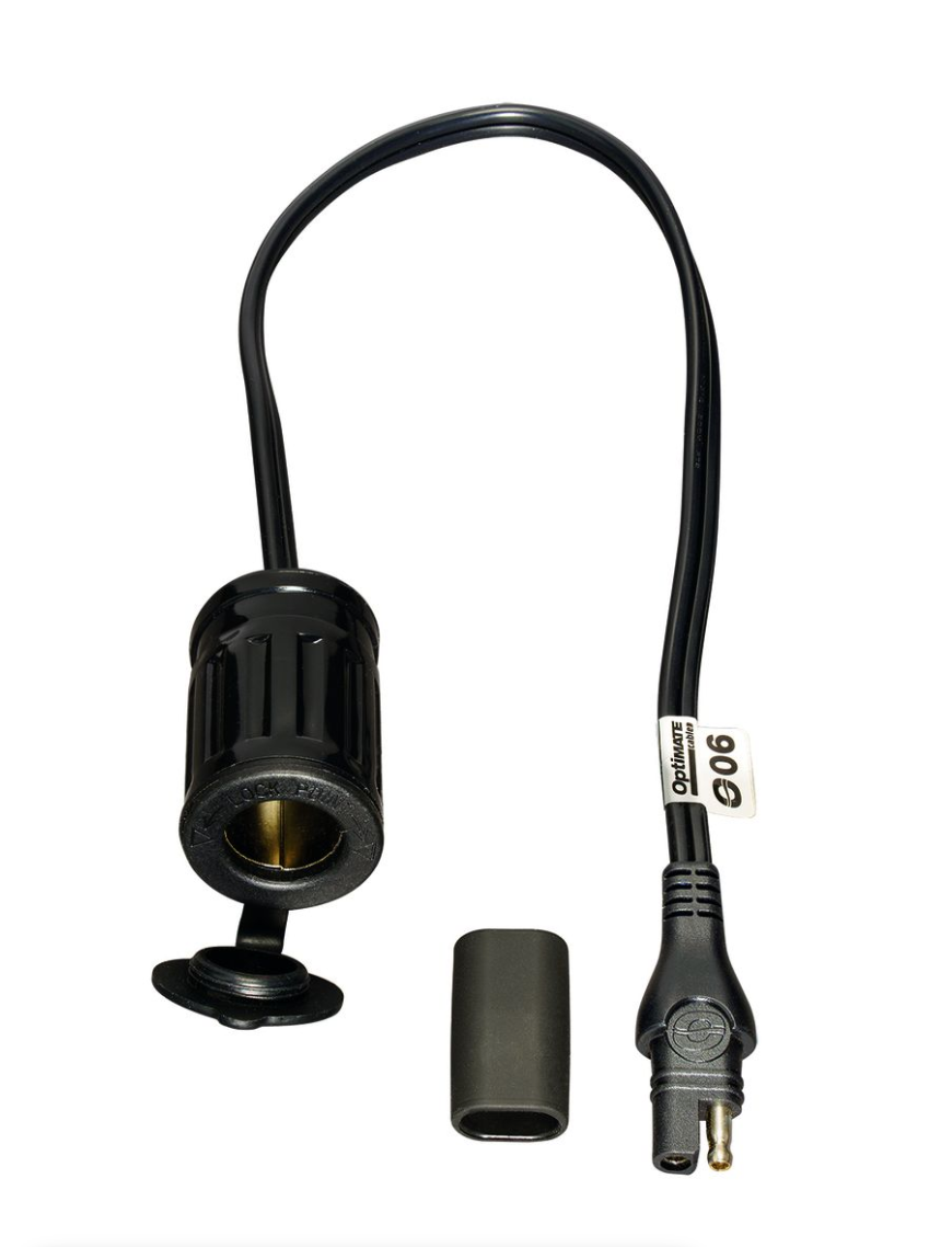 OptiMate CABLE O-06 Adapter cable, SAE to AUTO socket