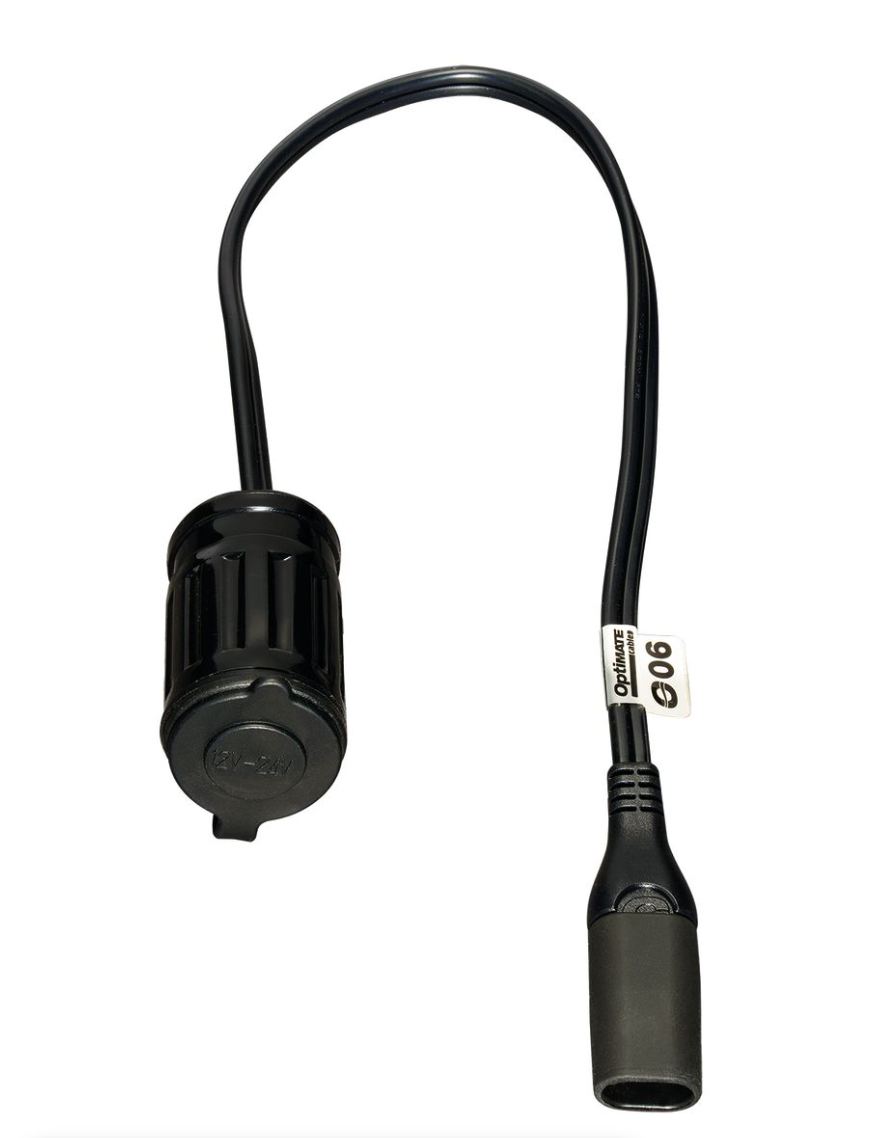 OptiMate CABLE O-06 Adapter cable, SAE to AUTO socket