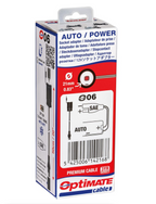 OptiMate CABLE O-06 Adapter cable, SAE to AUTO socket