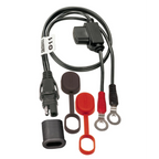 OptiMate CABLE O-11 Weatherproof premium battery lead - 50 cm with dual ring technology
