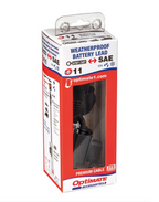 OptiMate CABLE O-11 Weatherproof premium battery lead - 50 cm with dual ring technology