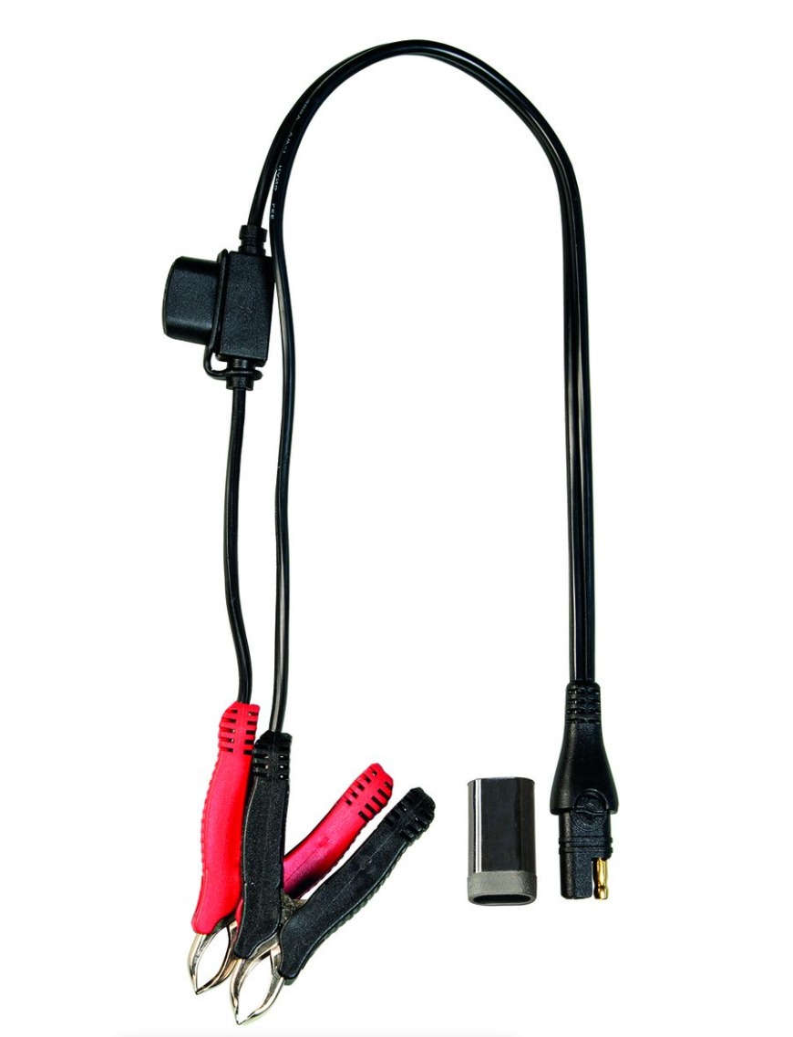 OptiMate CABLE O-14 Battery Clips with fuse