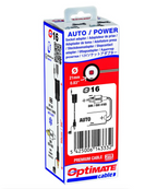 OptiMate CABLE O-16 Adapter cable, BIKE plug to AUTO socket - 50 cm