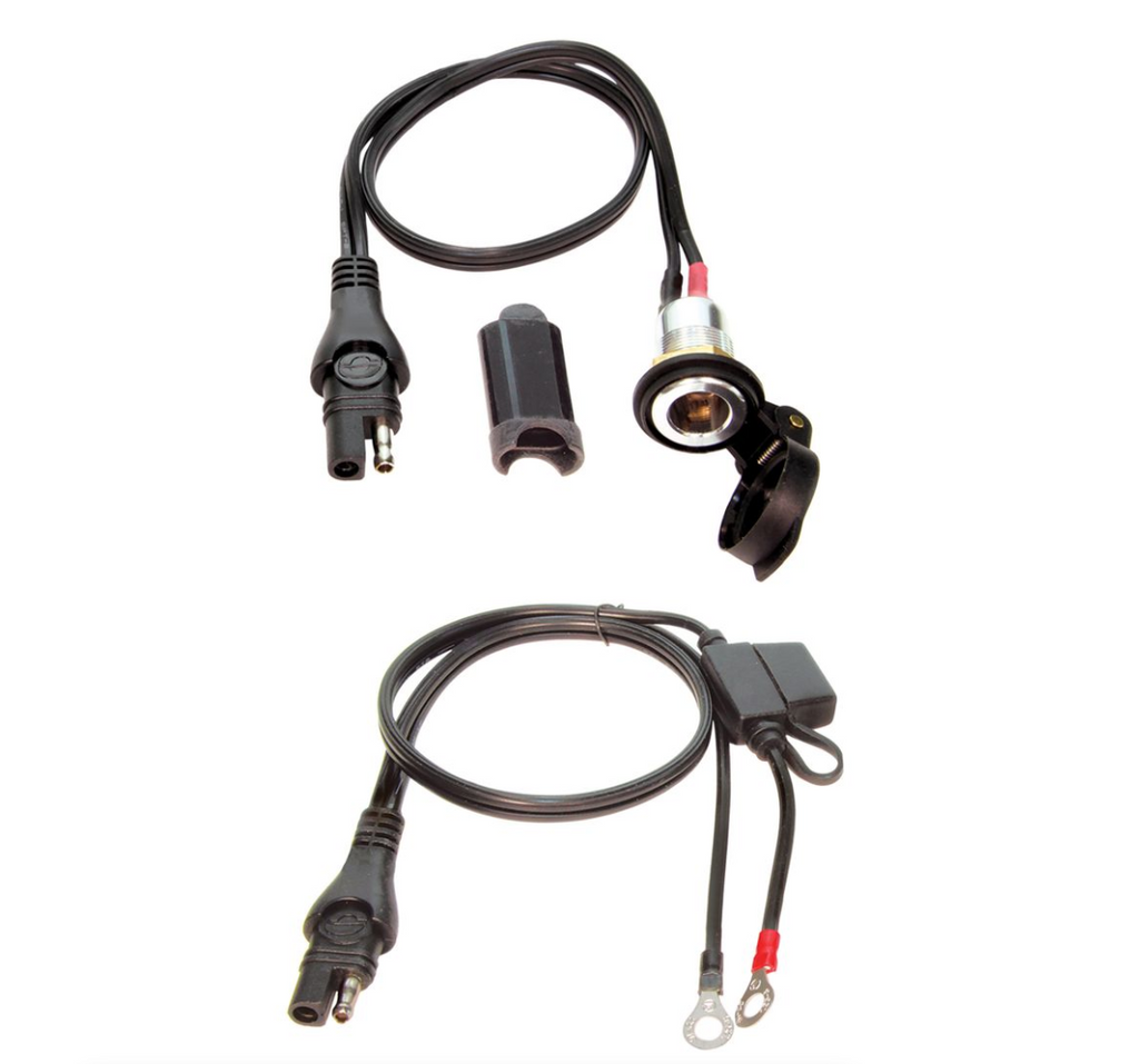 OptiMate CABLE O-18 Bike (DIN) Socket to M6 (1/4") Rings, Premium Kit