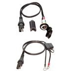 OptiMate CABLE O-18 Bike (DIN) Socket to M6 (1/4") Rings, Premium Kit