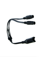 OptiMate CABLE O-35 Y-splitter cable, SAE IN to 2 x DC sockets OUT - 30 cm