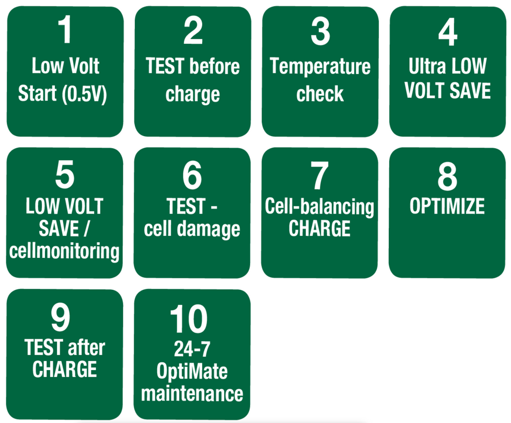 OptiMate TM 390 Lithium 4s 6A LITHIUM series Battery Charger