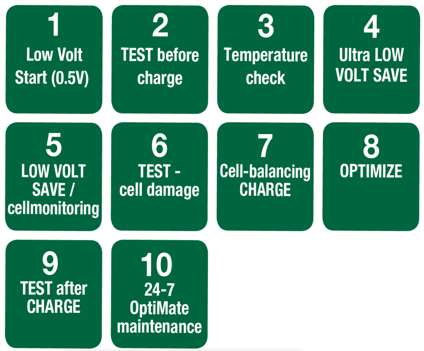 OptiMate TM 390 Lithium 4s 6A LITHIUM series Battery Charger