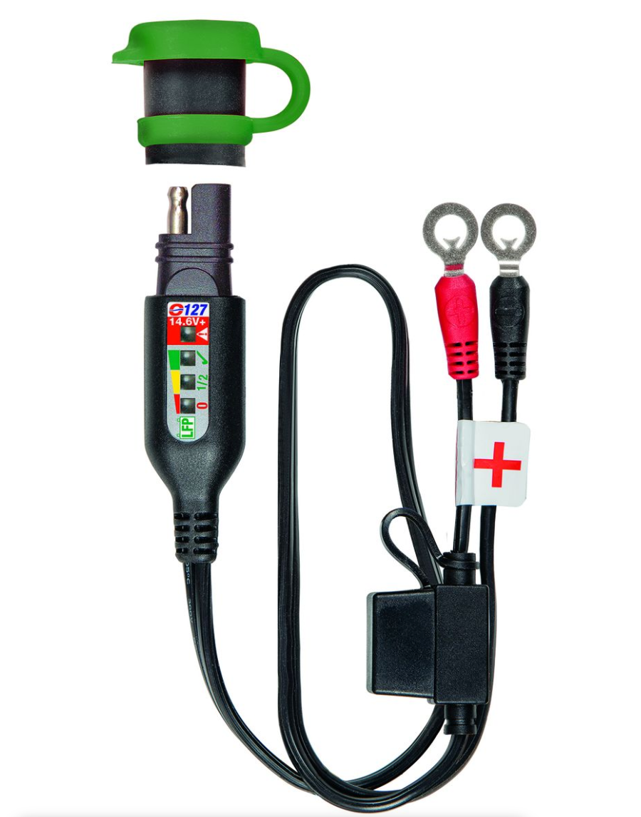 OptiMate MONITOR O-127 Lithium Battery Monitor & Lead (SAE) - 60 cm