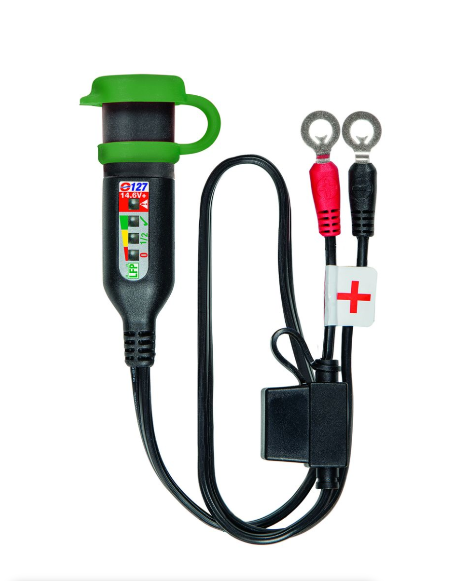 OptiMate MONITOR O-127 Lithium Battery Monitor & Lead (SAE) - 60 cm