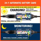OptiMate TM522-D2 Solar DUO 20W: OFF-GRID Series Battery Charger & Maintainer