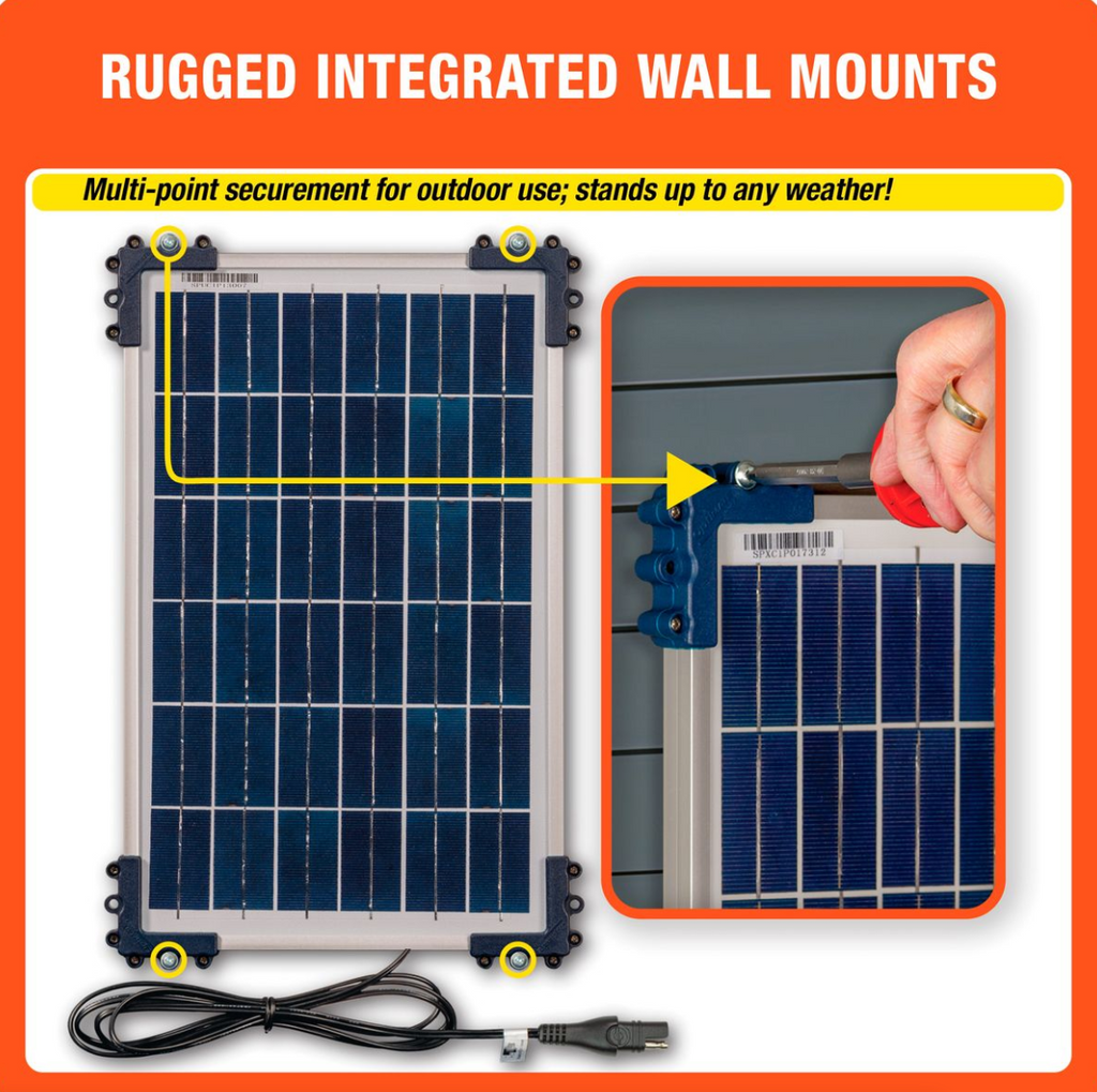 OptiMate TM522-D4 Solar DUO 40W: OFF-GRID Series Battery Charger & Maintainer