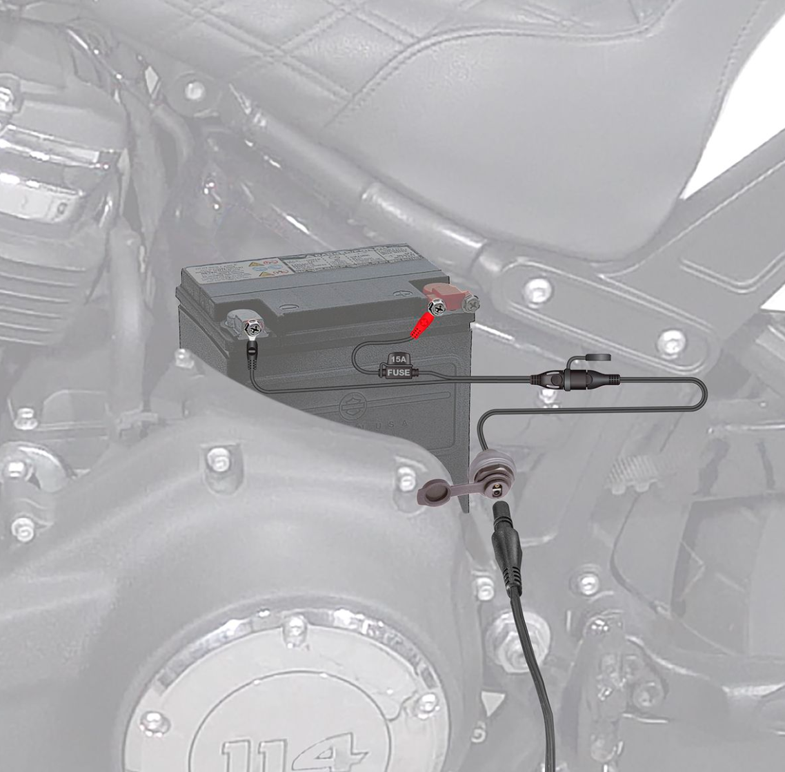 OptiMate CABLE O-20 Weatherproof SAE Socket